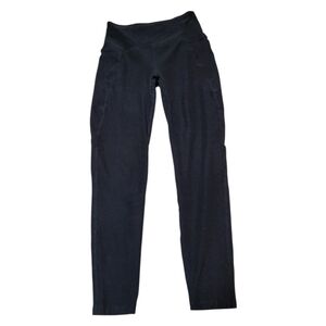 Elegant Black High-Rise Leggings - Size S